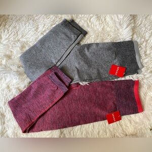SPANX Seamless Sculpt Leggings Spacedye size Small Set of 2